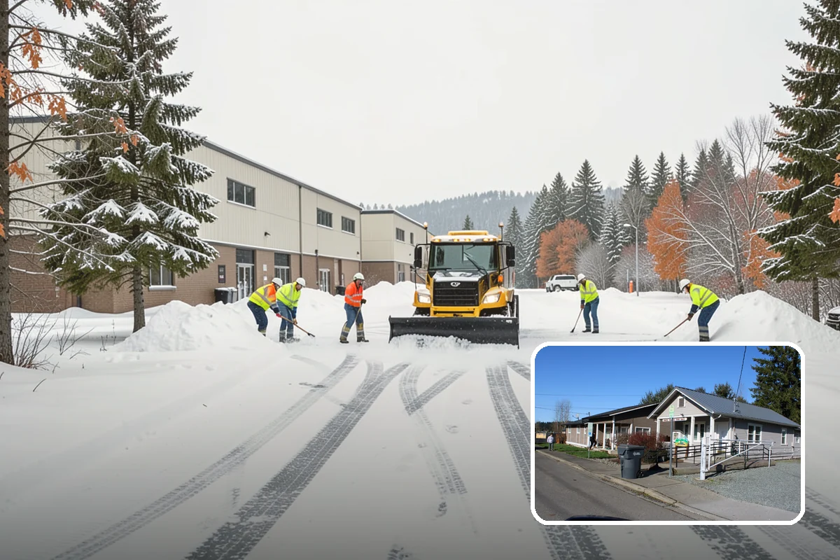 Church Snow Removal in South Prairie, Pierce County, WA - Safe arrival for elderly and family members