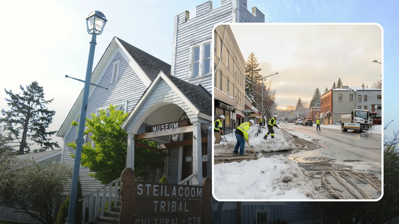 Church Snow Removal in Steilacoom, Pierce County, WA - Ensure your congregation arrives safely by keeping church lots, walkways, and entrances clear during winter services and events.