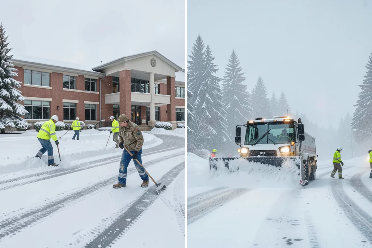 Church Snow Removal in Wilkeson, Pierce County, WA - Confirm service times, event dates, and accessible entrances