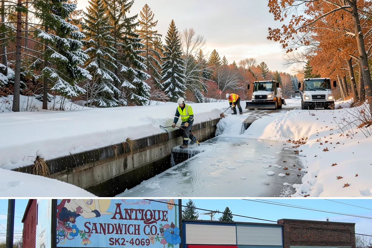 Circular Driveway Snow Removal in Ruston, Pierce County, WA - Circular driveway service is busiest during lowland snowfalls in midwinter.