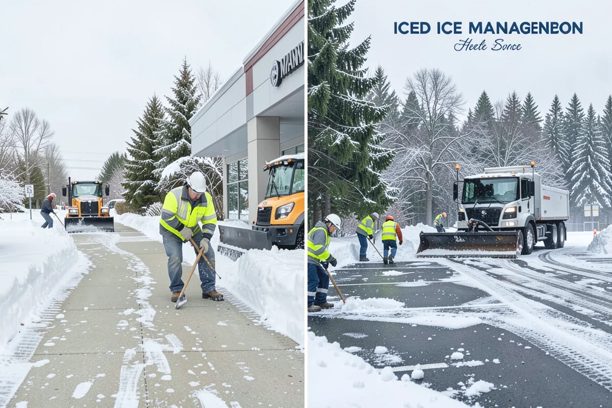 Circular Driveway Snow Removal in Skykomish, King County, WA - We clear the full circular path to pavement