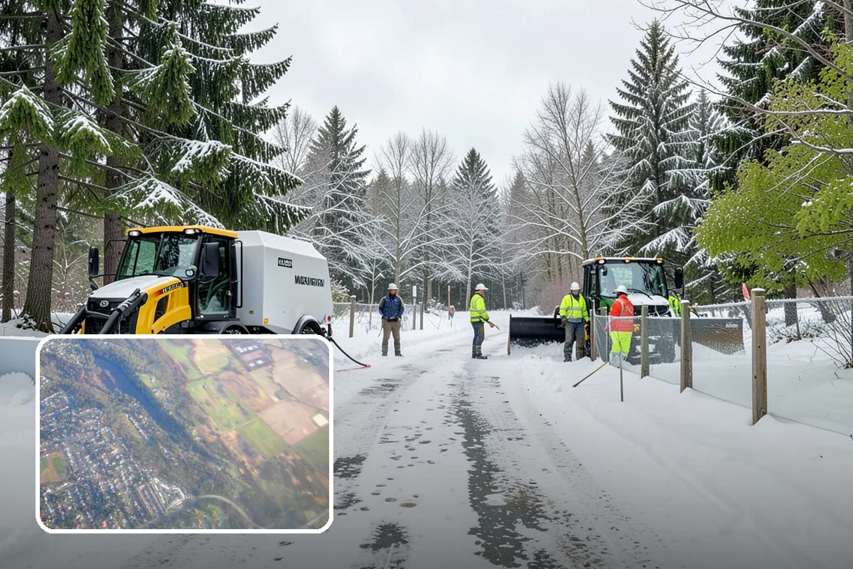 Commercial Roof Snow Removal in Algona, King County, WA - Keeps large roofs under safe structural load limits