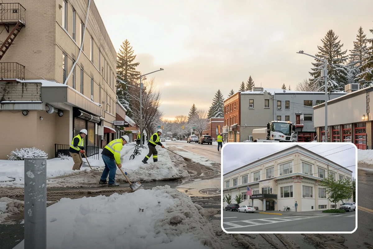 Commercial Roof Snow Removal in Anacortes, Skagit County, WA - Keeps large roofs under safe structural load limits