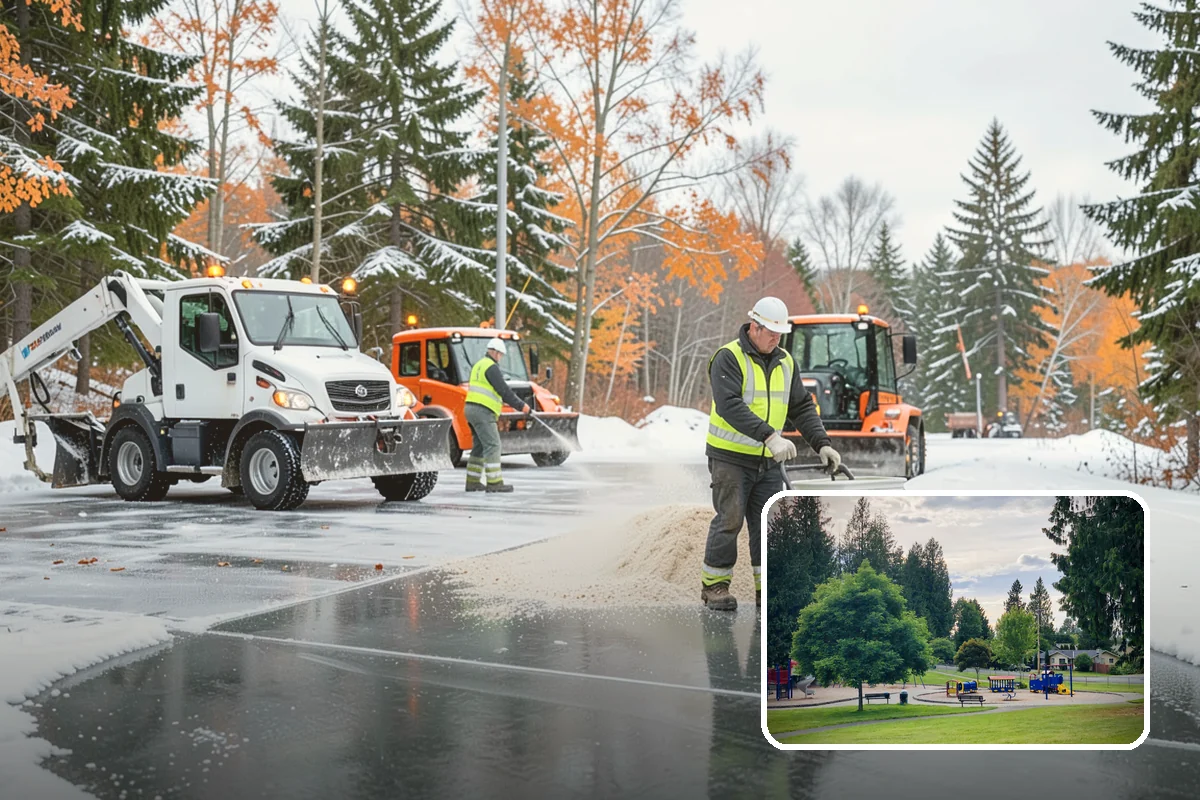 Commercial Roof Snow Removal in Bonney Lake, Pierce County, WA - Keeps large roofs under safe structural load limits