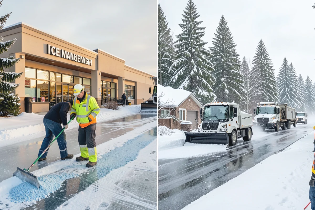 Commercial Roof Snow Removal in Bonney Lake, Pierce County, WA - Survey the roof, equipment, and drains