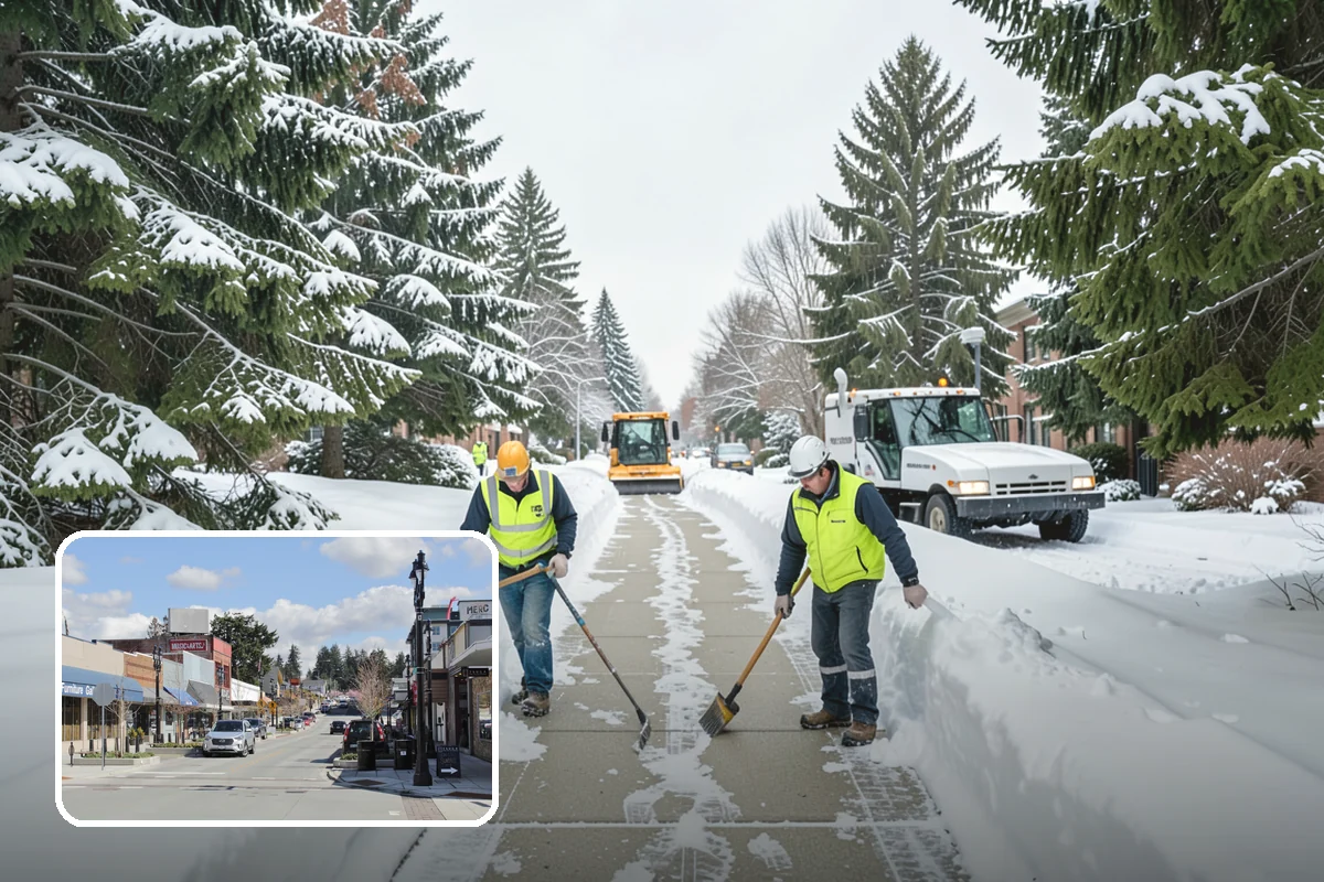 Commercial Roof Snow Removal in Bothell, King County, WA - Keeps large roofs under safe structural load limits