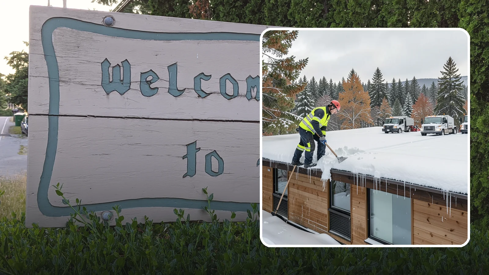 Commercial Roof Snow Removal in Brier, Snohomish County, WA - We manage snow load on large commercial roofs to keep buildings safe and operations running.