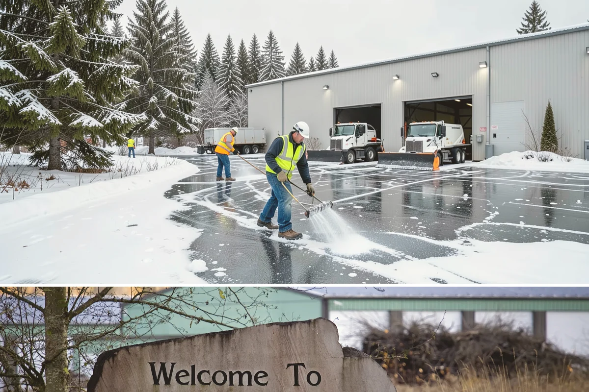 Commercial Roof Snow Removal in Buckley, Pierce County, WA - Commercial roof snow removal is critical through sustained lowland snow and rain-on-snow events that threaten wide flat...