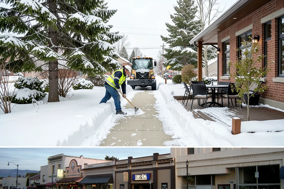 Commercial Roof Snow Removal in Burlington, Skagit County, WA - Commercial roof snow removal is critical through sustained lowland snow and rain-on-snow events that threaten wide flat...