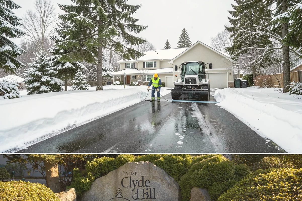 Commercial Roof Snow Removal in Clyde Hill, King County, WA - Commercial roof snow removal is critical through sustained lowland snow and rain-on-snow events that threaten wide flat...