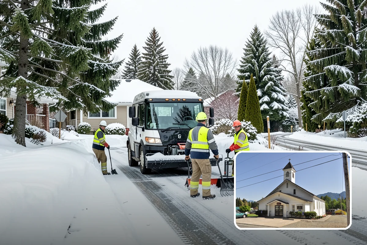 Commercial Roof Snow Removal in Concrete, Skagit County, WA - Keeps large roofs under safe structural load limits