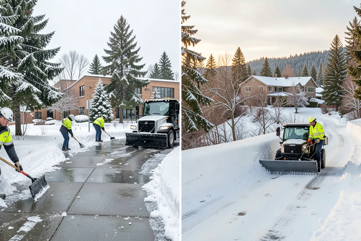 Commercial Roof Snow Removal in Concrete, Skagit County, WA - Survey the roof, equipment, and drains