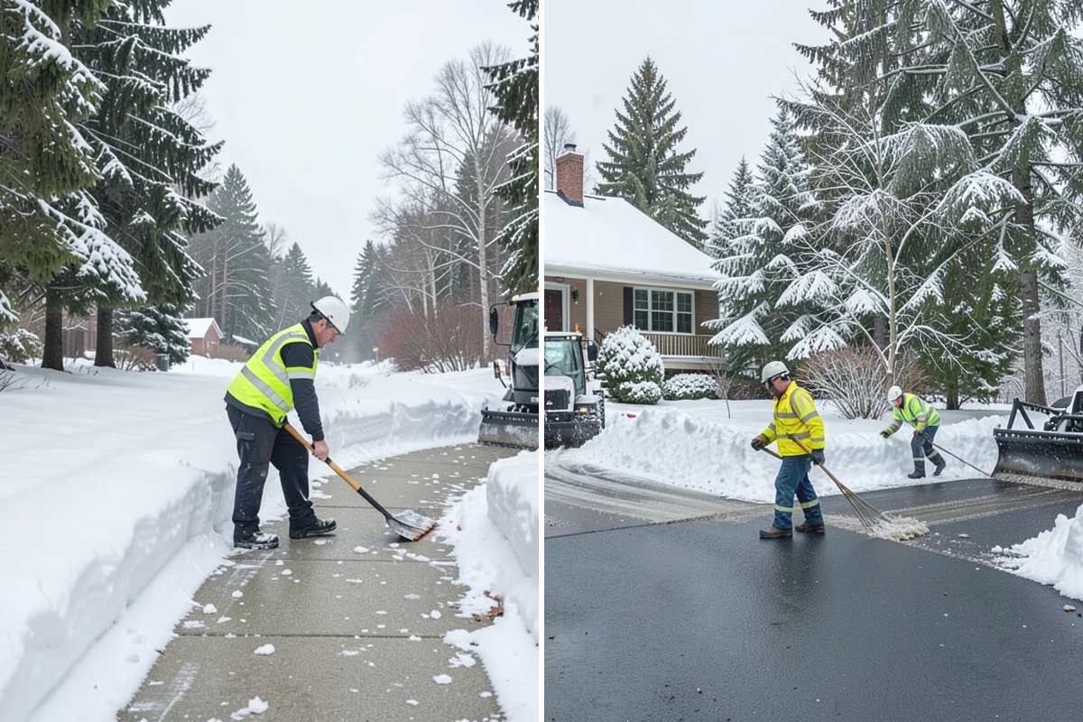 Commercial Roof Snow Removal in Coupeville, Island County, WA - Survey the roof, equipment, and drains