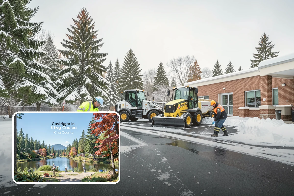 Commercial Roof Snow Removal in Covington, King County, WA - Keeps large roofs under safe structural load limits