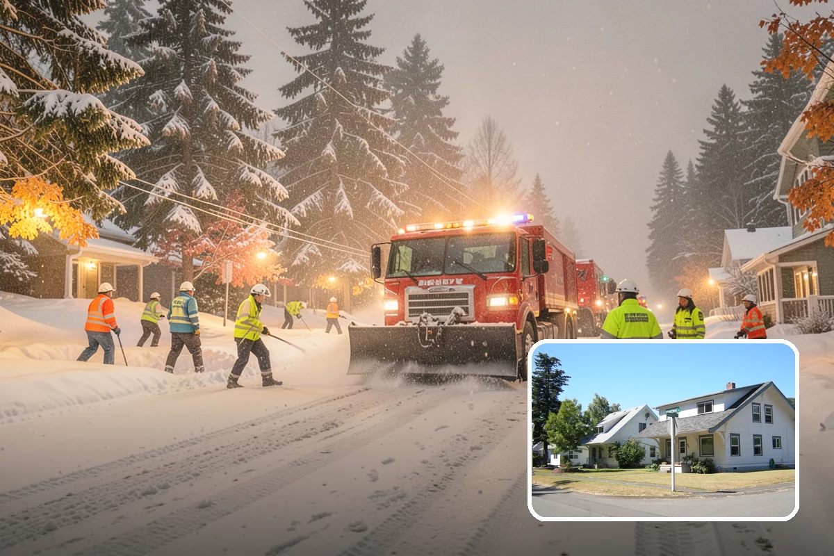 Commercial Roof Snow Removal in DuPont, Pierce County, WA - Keeps large roofs under safe structural load limits
