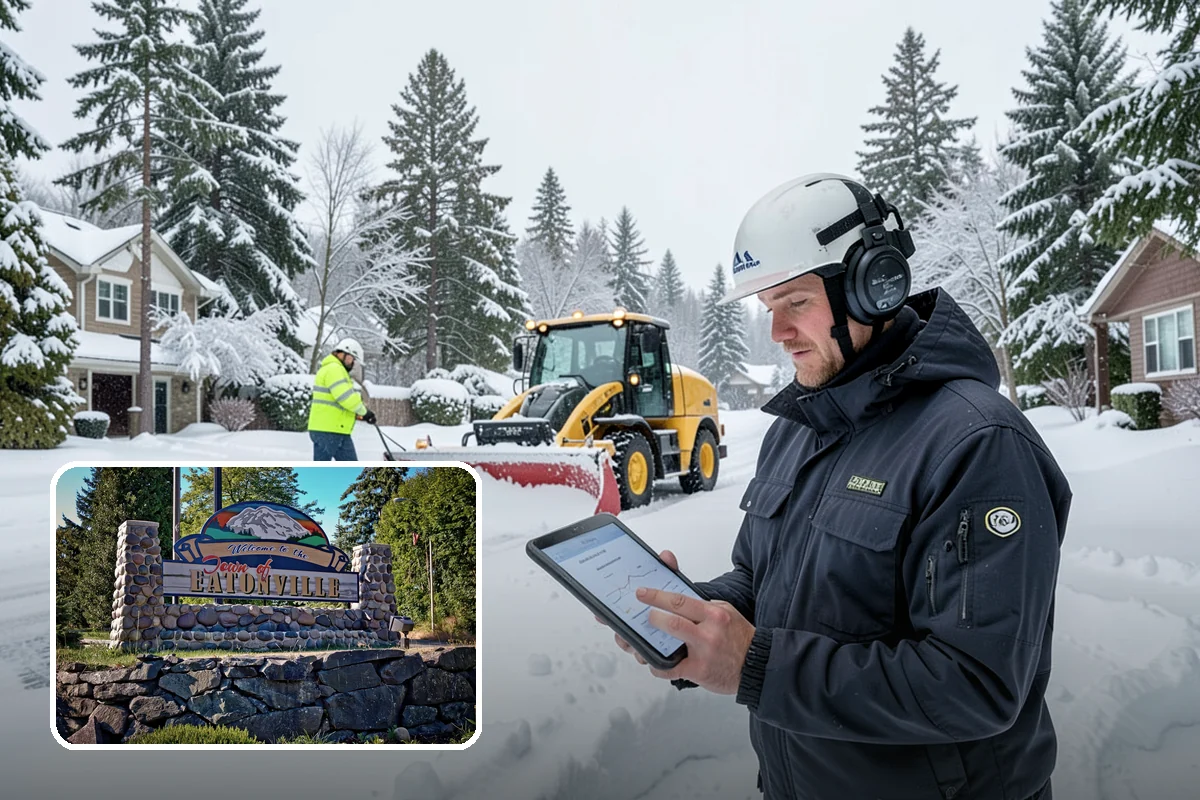 Commercial Roof Snow Removal in Eatonville, Pierce County, WA - Keeps large roofs under safe structural load limits