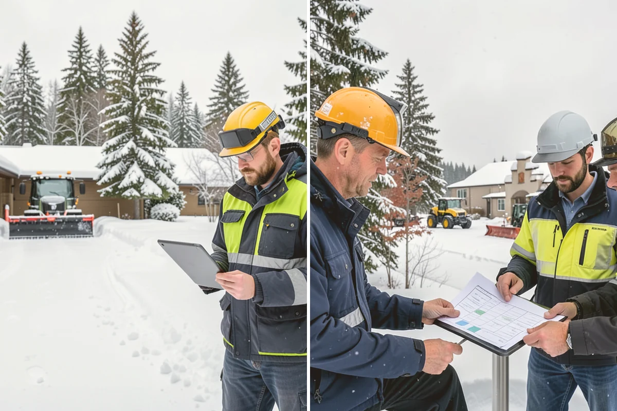 Commercial Roof Snow Removal in Eatonville, Pierce County, WA - Survey the roof, equipment, and drains