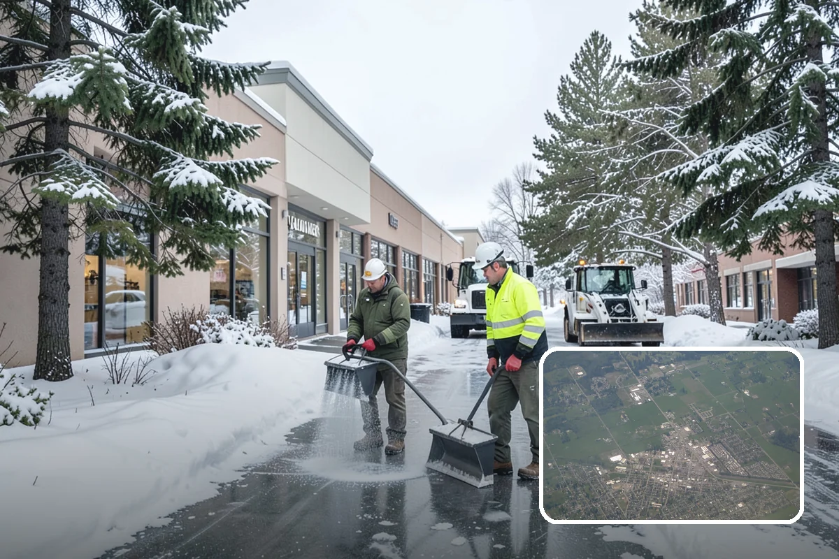 Commercial Roof Snow Removal in Enumclaw, King County, WA - Keeps large roofs under safe structural load limits
