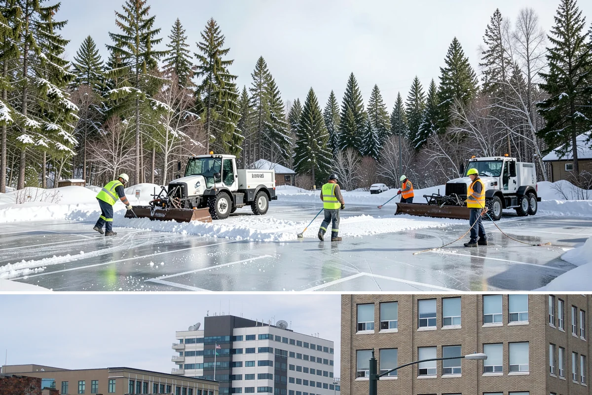 Commercial Roof Snow Removal in Everett, Snohomish County, WA - Commercial roof snow removal is critical through sustained lowland snow and rain-on-snow events that threaten wide flat...