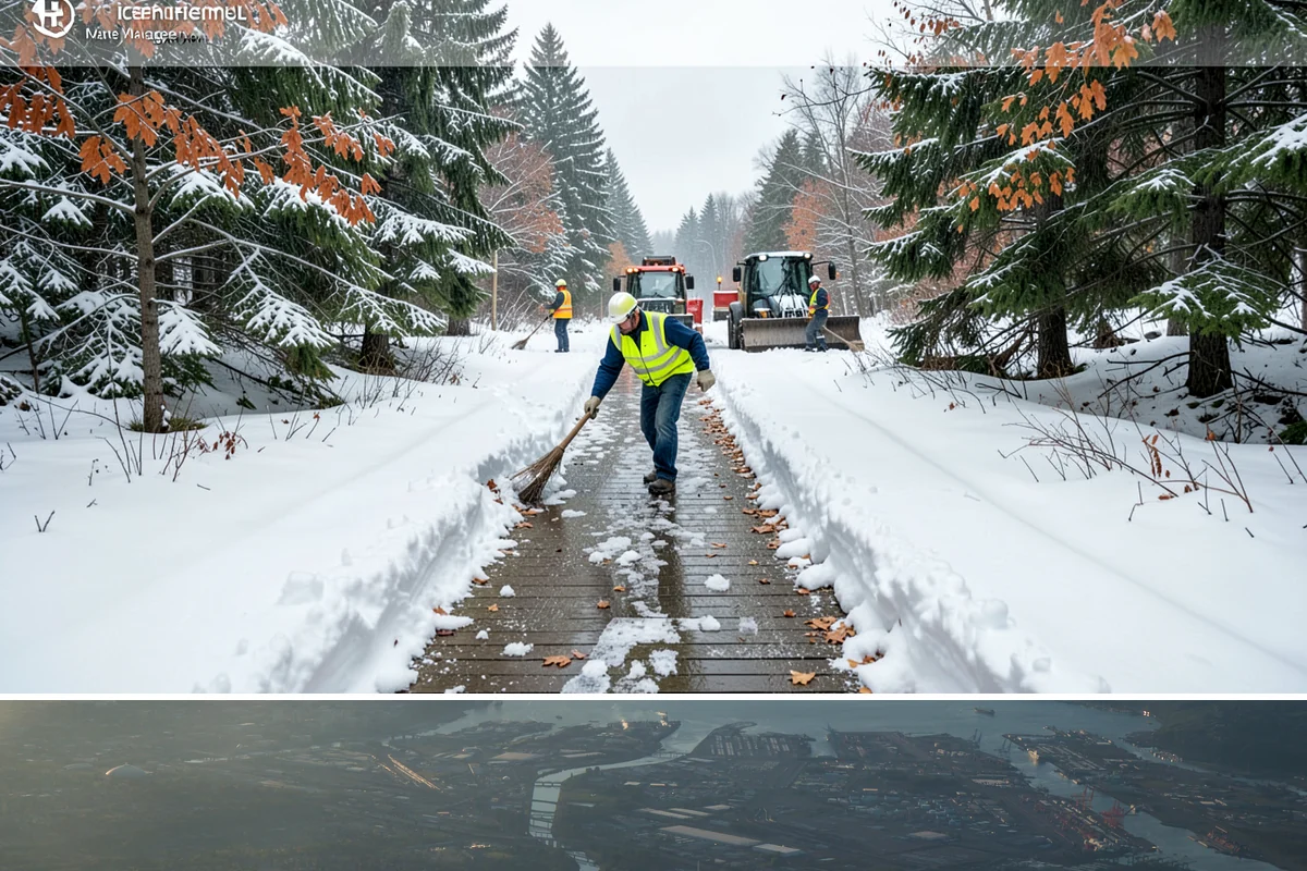 Commercial Roof Snow Removal in Fife, Pierce County, WA - Commercial roof snow removal is critical through sustained lowland snow and rain-on-snow events that threaten wide flat...