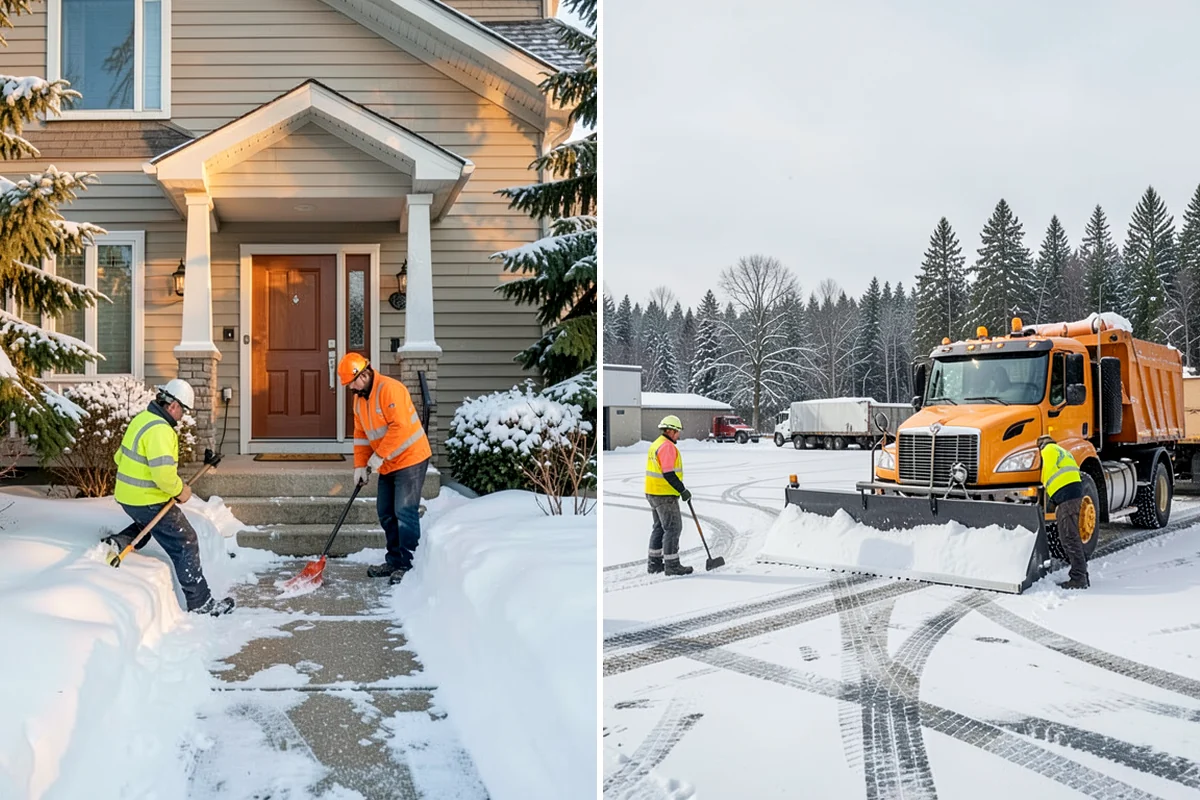 Commercial Roof Snow Removal in Fircrest, Pierce County, WA - Survey the roof, equipment, and drains