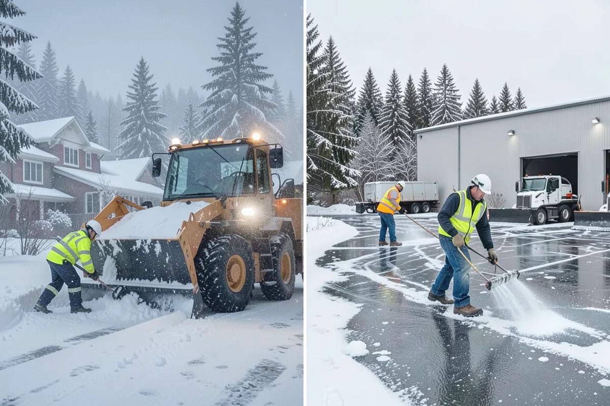 Commercial Roof Snow Removal in Granite Falls, Snohomish County, WA - Survey the roof, equipment, and drains