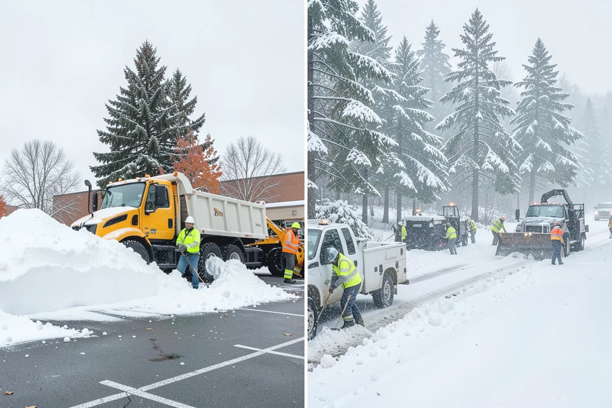 Commercial Roof Snow Removal in Hamilton, Skagit County, WA - Survey the roof, equipment, and drains
