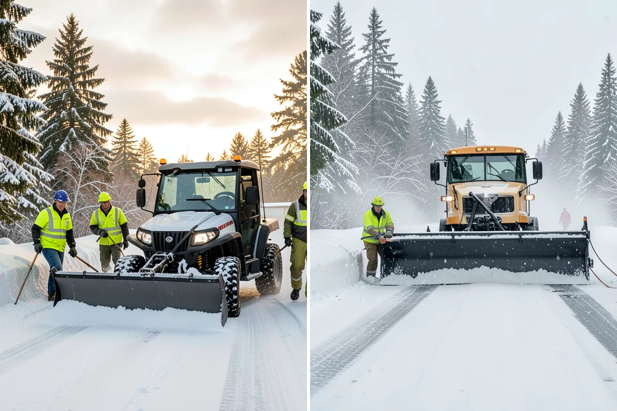 Commercial Roof Snow Removal in Hunts Point, King County, WA - Survey the roof, equipment, and drains