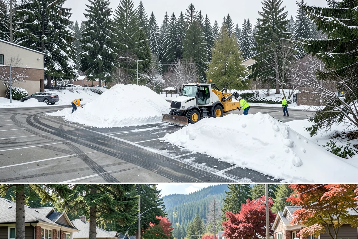 Commercial Roof Snow Removal in Hunts Point, King County, WA - Commercial roof snow removal is critical through sustained lowland snow and rain-on-snow events that threaten wide flat...
