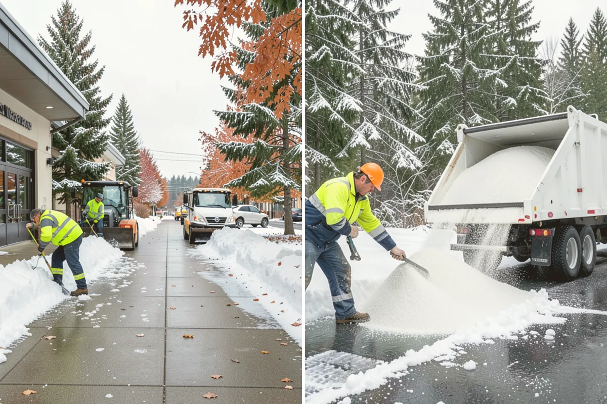 Commercial Roof Snow Removal in Index, Snohomish County, WA - Survey the roof, equipment, and drains