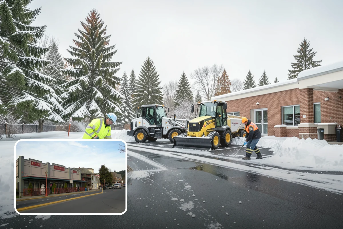 Commercial Roof Snow Removal in Issaquah, King County, WA - Keeps large roofs under safe structural load limits