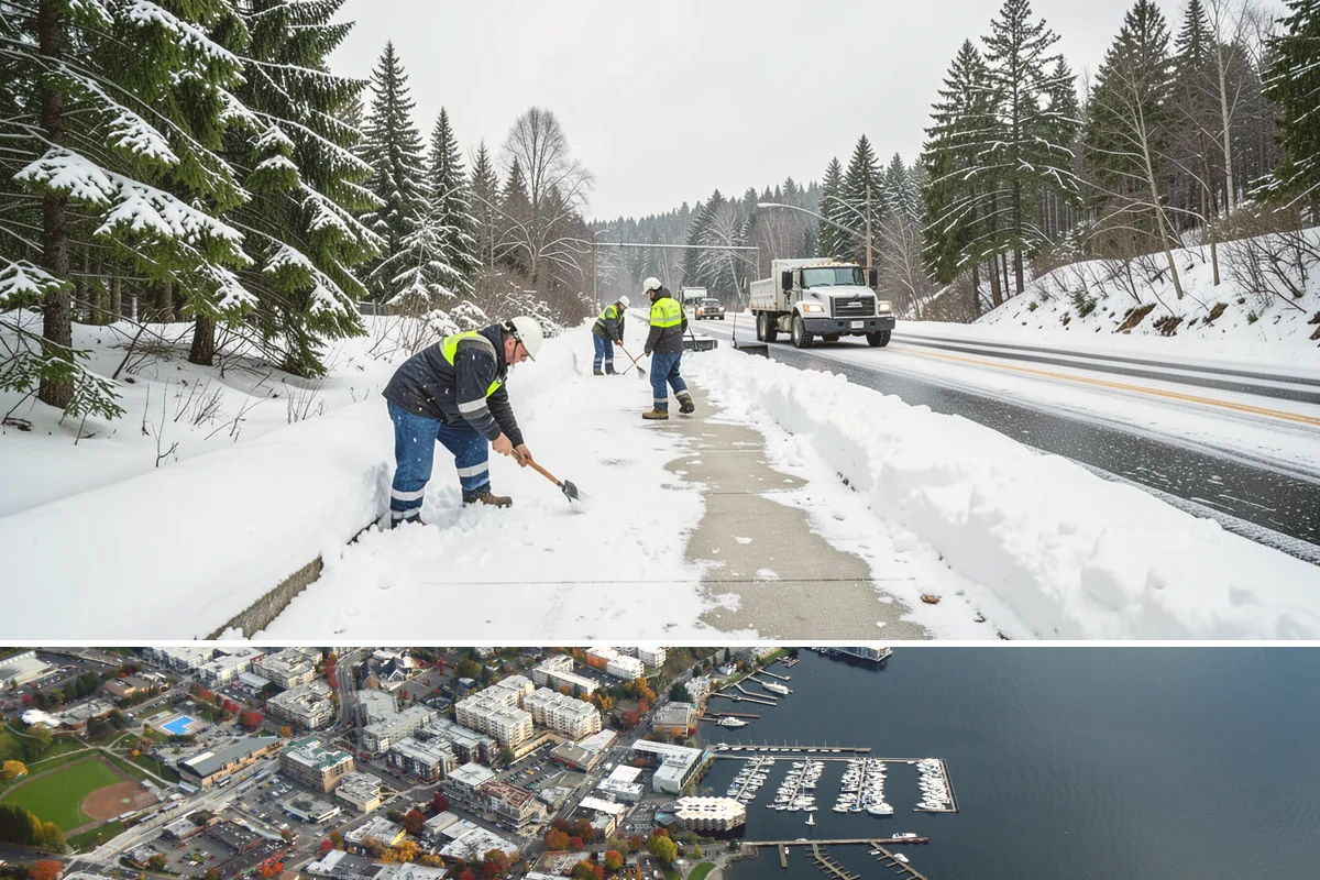 Commercial Roof Snow Removal in Kirkland, King County, WA - Commercial roof snow removal is critical through sustained lowland snow and rain-on-snow events that threaten wide flat...