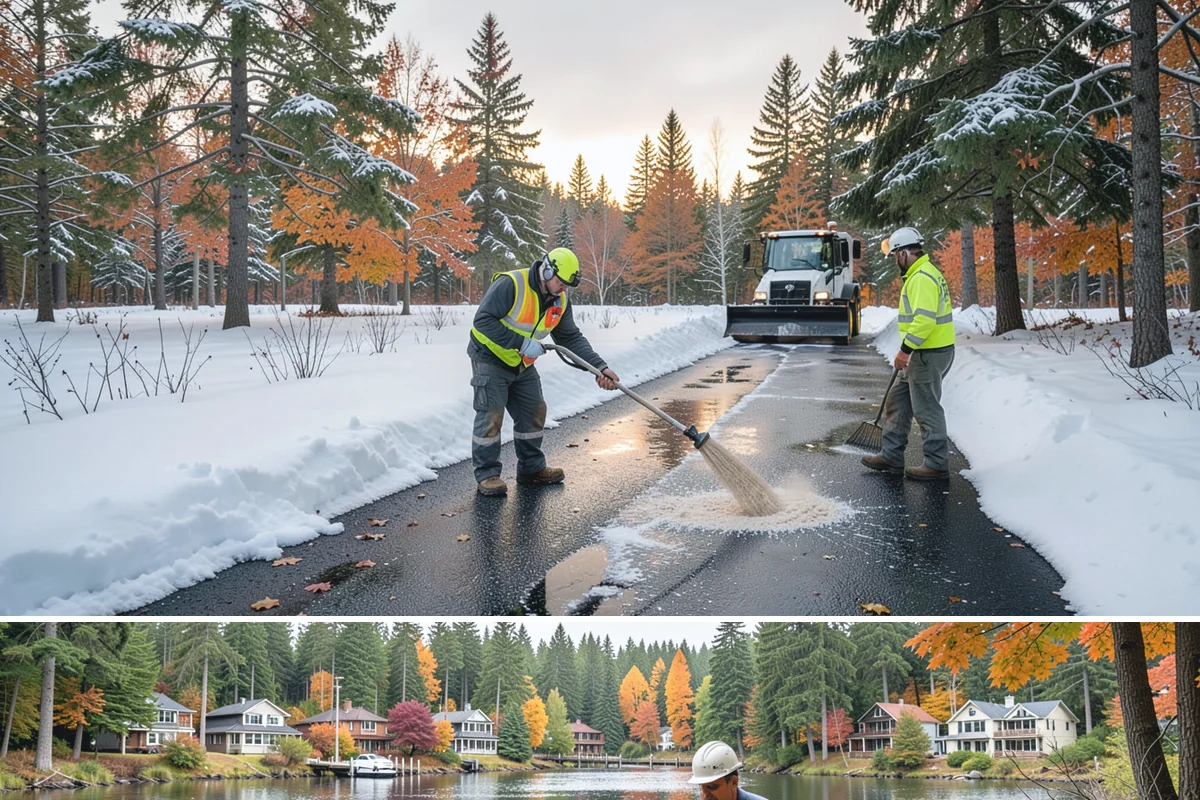 Commercial Roof Snow Removal in La Conner, Skagit County, WA - Commercial roof snow removal is critical through sustained lowland snow and rain-on-snow events that threaten wide flat...