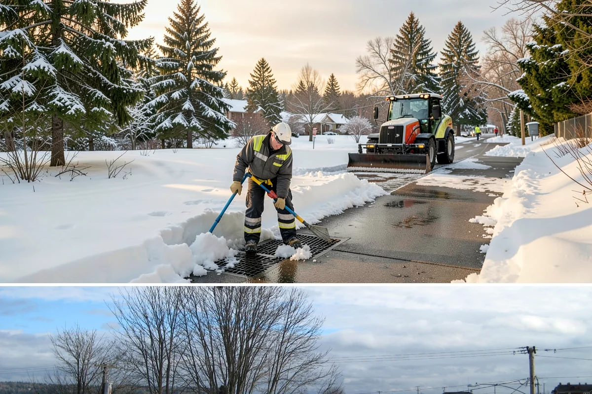 Commercial Roof Snow Removal in Langley, Island County, WA - Commercial roof snow removal is critical through sustained lowland snow and rain-on-snow events that threaten wide flat...