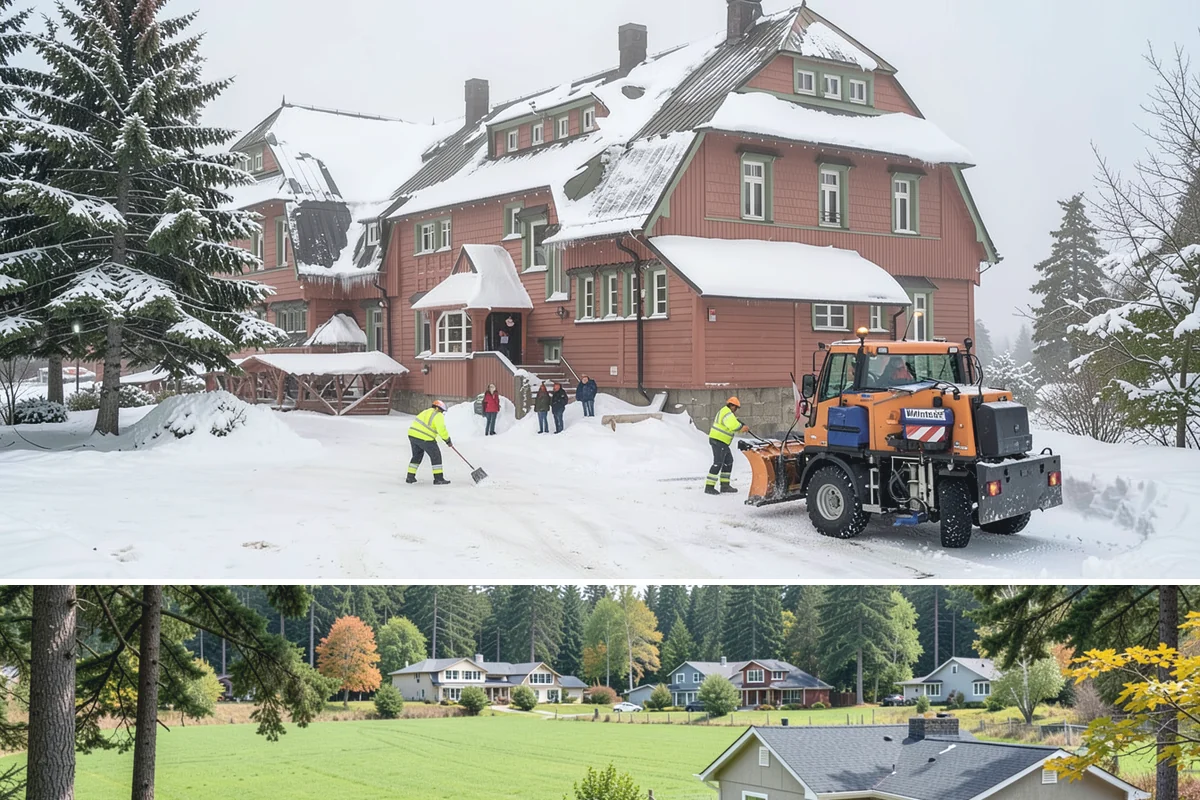 Commercial Roof Snow Removal in Lyman, Skagit County, WA - Commercial roof snow removal is critical through sustained lowland snow and rain-on-snow events that threaten wide flat...