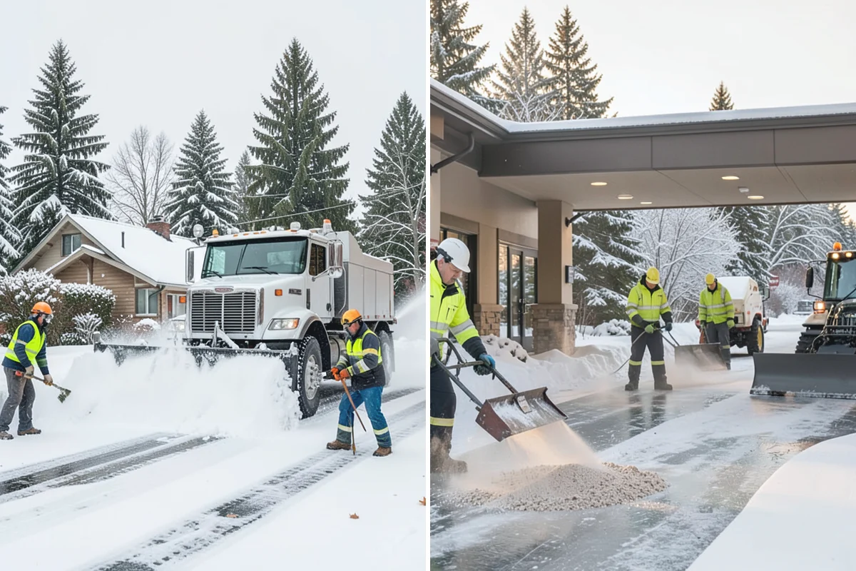 Commercial Roof Snow Removal in Marysville, Snohomish County, WA - Survey the roof, equipment, and drains