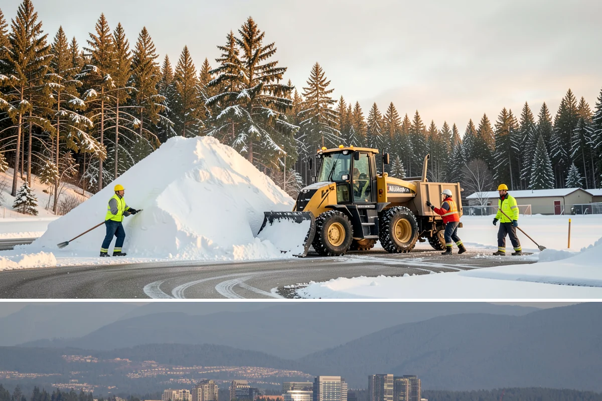Commercial Roof Snow Removal in Medina, King County, WA - Commercial roof snow removal is critical through sustained lowland snow and rain-on-snow events that threaten wide flat...
