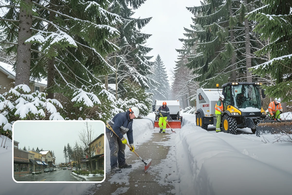 Commercial Roof Snow Removal in Mill Creek, Snohomish County, WA - Keeps large roofs under safe structural load limits