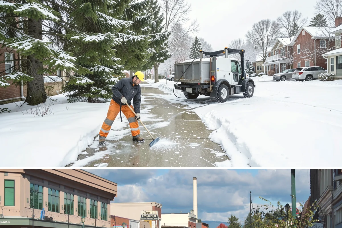 Commercial Roof Snow Removal in Monroe, Snohomish County, WA - Commercial roof snow removal is critical through sustained lowland snow and rain-on-snow events that threaten wide flat...