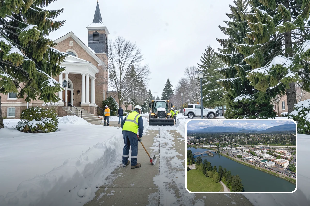 Commercial Roof Snow Removal in Mount Vernon, Skagit County, WA - Keeps large roofs under safe structural load limits