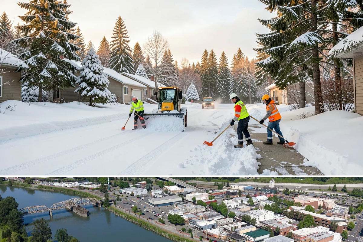Commercial Roof Snow Removal in Mount Vernon, Skagit County, WA - Commercial roof snow removal is critical through sustained lowland snow and rain-on-snow events that threaten wide flat...