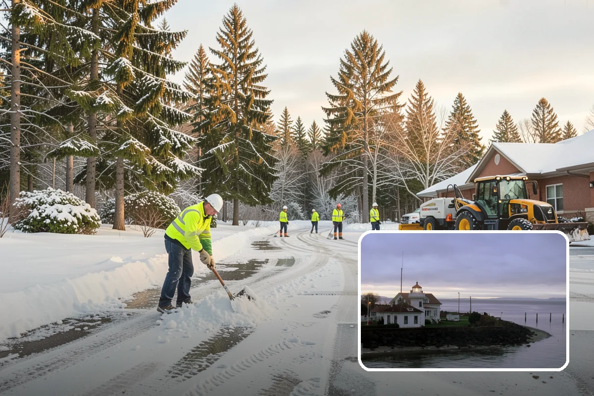 Commercial Roof Snow Removal in Mukilteo, Snohomish County, WA - Keeps large roofs under safe structural load limits