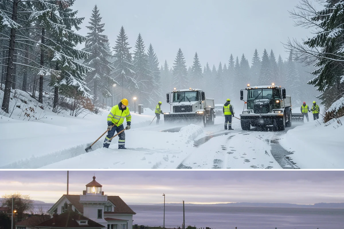 Commercial Roof Snow Removal in Mukilteo, Snohomish County, WA - Commercial roof snow removal is critical through sustained lowland snow and rain-on-snow events that threaten wide flat...