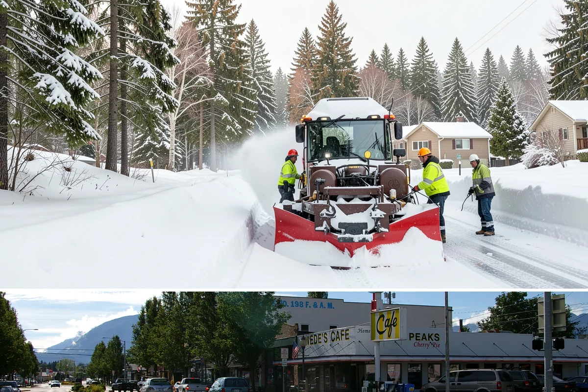 Commercial Roof Snow Removal in North Bend, King County, WA - Commercial roof snow removal is critical through sustained lowland snow and rain-on-snow events that threaten wide flat...