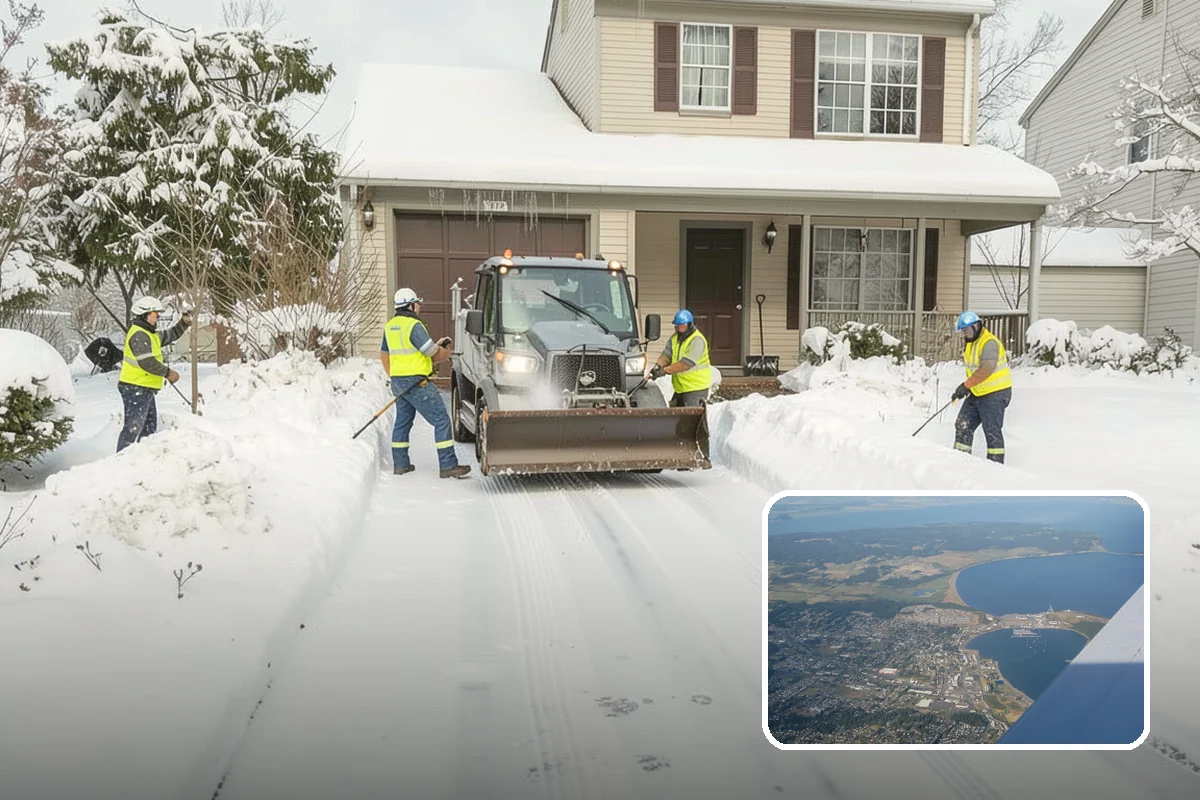 Commercial Roof Snow Removal in Oak Harbor, Island County, WA - Keeps large roofs under safe structural load limits