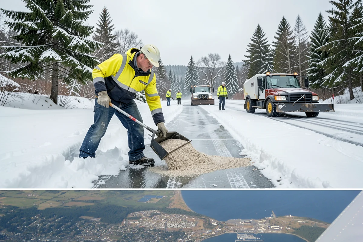 Commercial Roof Snow Removal in Oak Harbor, Island County, WA - Commercial roof snow removal is critical through sustained lowland snow and rain-on-snow events that threaten wide flat...