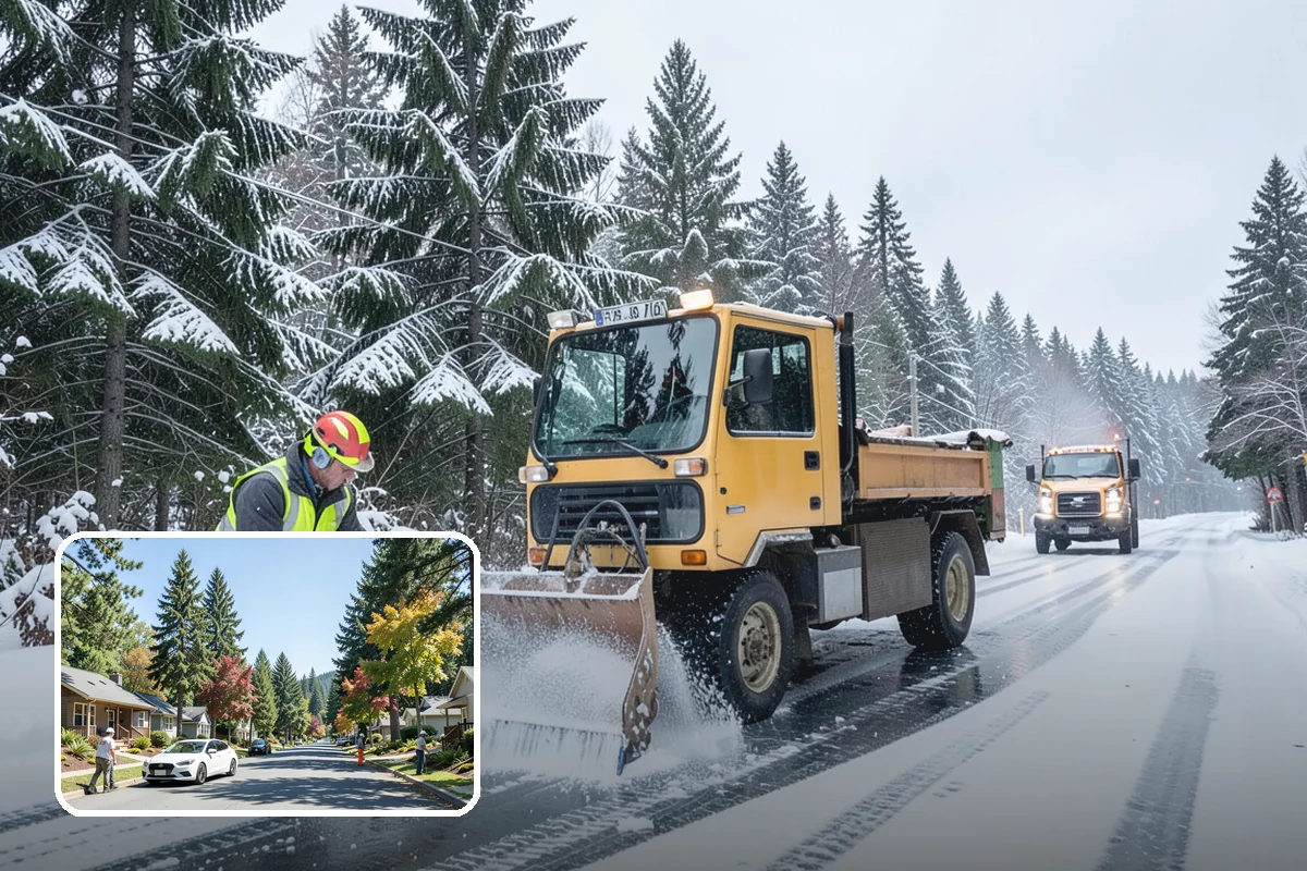 Commercial Roof Snow Removal in Orting, Pierce County, WA - Keeps large roofs under safe structural load limits