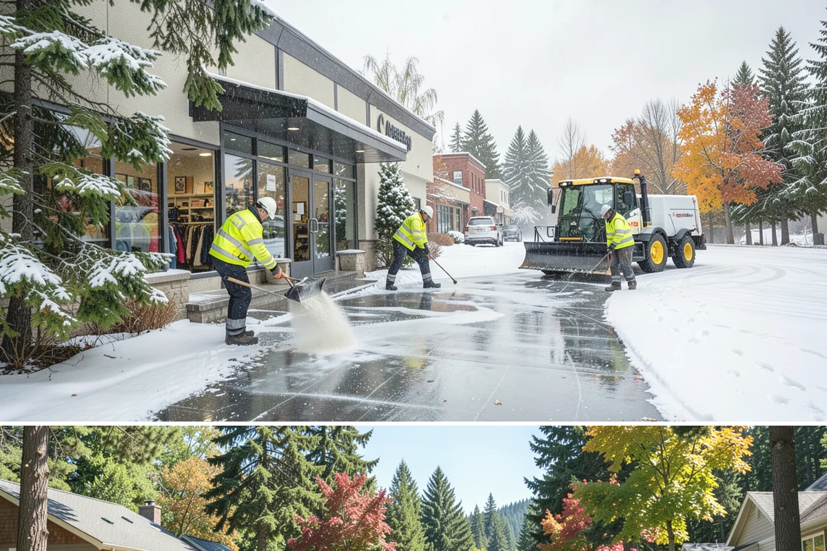 Commercial Roof Snow Removal in Orting, Pierce County, WA - Commercial roof snow removal is critical through sustained lowland snow and rain-on-snow events that threaten wide flat...