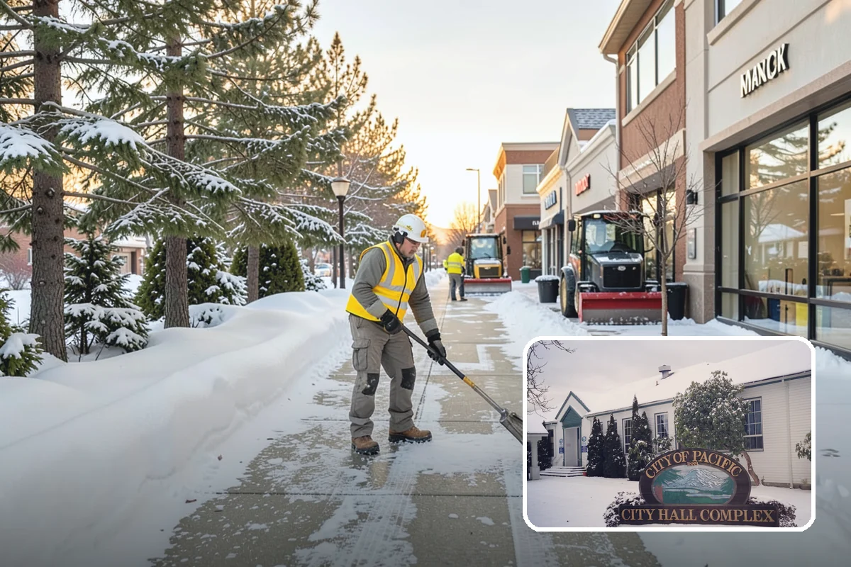 Commercial Roof Snow Removal in Pacific, King County, WA - Keeps large roofs under safe structural load limits