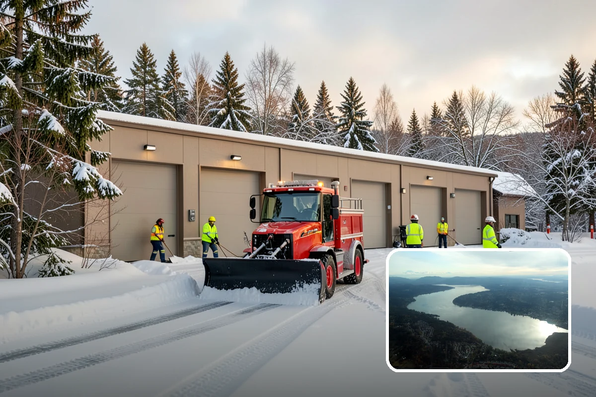 Commercial Roof Snow Removal in Sammamish, King County, WA - Keeps large roofs under safe structural load limits